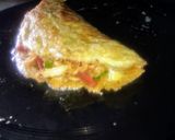 A picture of step 10 of Vegetable noodles omlete.