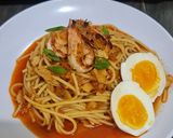 Foto langkah ke 10 dari resep Spaghetti Chilli Oil.