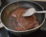 A picture of step 3 of Coffee Almond fudge.