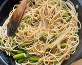 Foto langkah ke 6 dari resep ✨Carbonara Spaghetti with Asparagus.