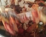A picture of step 8 of Paneer Jalfrezi with Aloo Kulcha.