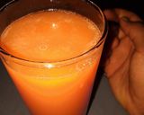 A picture of step 1 of Carrots + Orange juice.