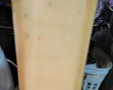 A picture of step 2 of Thick Chikoo milkshake.