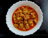 A picture of step 6 of Echor er Torkari or Echor er Dalna (Kathal ki Sabzi).