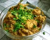 A picture of step 2 of Chicken White Karhai.