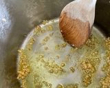 A picture of step 2 of Spring Greens with Garlic.