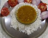 A picture of step 3 of Gujarati khatti meethi dal.