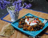 A picture of step 10 of Turkish Grilled eggplant salad with yogurt-mint sauce.