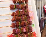 A picture of step 2 of Beef kebab I.