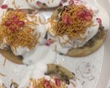 A picture of step 6 of Sev Papri Chat.