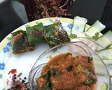 A picture of step 6 of Rajasthani platter.