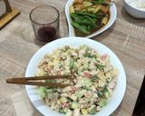 Hình bước làm 2 của món Salad ức gà đơn giản dễ làm