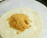 A picture of step 1 of Shakkar prothi.