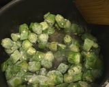 A picture of step 2 of Okra Stir Fry (Bhindi Ki Sabzi).