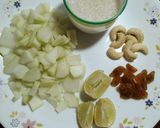 A picture of step 1 of Papaya Chutney.