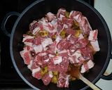A picture of step 2 of LeVié Shortrib Curry.
