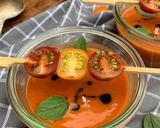Une image de l'étape 5 de Soupe de tomates au parfum d'asie.