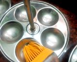 A picture of step 6 of Mini podi idli.