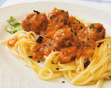Foto del paso 8 de la receta: Espaguetis con Albóndigas en salsa de tomate