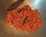 A picture of step 3 of Carrot Peas Curry.
