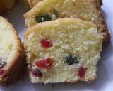 A picture of step 7 of Tutti fruity tea cake.