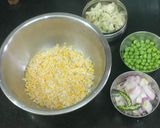 A picture of step 1 of Healthy Moong Dal Vegetable Khichdi The "Post -Party Detox" Light Meal.