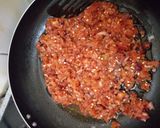 A picture of step 4 of Minced meat rice.