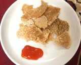 Hình bước làm 2 của món Cháy bánh đúc chiên!