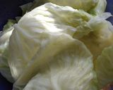 Foto langkah ke 2 dari resep Kol gulung isi ayam bumbu kacang.