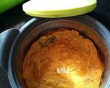 A picture of step 4 of Masala Chilla.