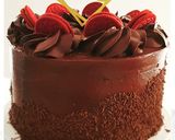 A picture of step 1 of Chocolate Cake with Fudge Frosting.