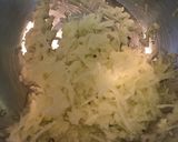 A picture of step 1 of Lauki ke kofte (bottle gourd curry).