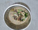 A picture of step 7 of Baghara baigan raita.