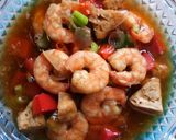Foto langkah ke 4 dari resep Tumis udang tahu saos tiram 😋.