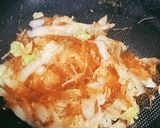 รูปขั้นตอนการทำที่ 5 ของ หนังไก่ผัดสามเกลอ,เส้นแก้ว,ผักกาดขาวผัดน้ำมันงา,ไข่ดาว - คีโต