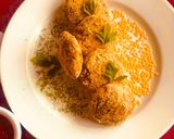 A picture of step 9 of Moong daal Tikki.