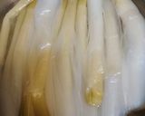 Foto del paso 2 de la receta Merluza al vapor con crema de calçots. Receta 5*