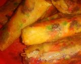 Foto langkah ke 6 dari resep Pisang Coklat (PisCok) warna warni crispy.