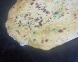 A picture of step 3 of Dudhi Thepla.