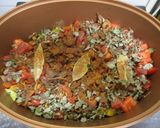 Slow cooker 🕰️ jambalaya 🌶️ magyaros 🇭🇺 változat darált hússal🍖és erdei 🌲 gombával 🍄 recept fázis 8 fotója