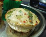 A picture of step 9 of Egg muffin#ramadan special#.