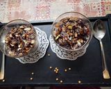 A picture of step 3 of Oats and rice pudding with chocolate sauce.