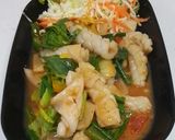 รูปขั้นตอนการทำที่ 6 ของ ปลาหมึกผัดไข่เค็ม