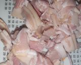 Foto del paso 2 de la receta: Ensalada de espinacas con tocino