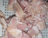Foto del paso 2 de la receta: Ensalada de espinacas con tocino