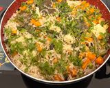 A picture of step 10 of Coconut Milk Vegetable Pulao.