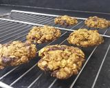A picture of step 10 of Sticky chocolate chip and ginger cookies.