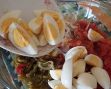 Foto del paso 3 de la receta: Ensalada de pimientos, tomate, berenjena, cebolla, calabacín
