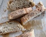 รูปขั้นตอนการทำที่ 7 ของ ขนมปังsourdough🍞หัวเชื้อหมักเองธรรมชาติ รสมิโซะงาต้นหอม🧄🍞