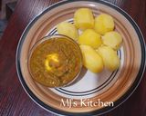 A picture of step 4 of Boiled potatoes and avocado soup.